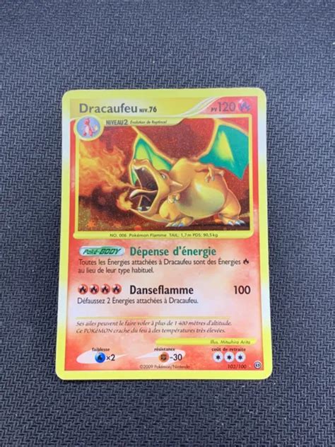 CARTE POKEMON DRACAUFEU 103 100 Secrete Holo D P Tempete EUR 70 00