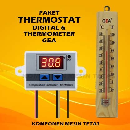 Jual Paket Thermostat Termostat Digital Xh W Termometer Thermometer