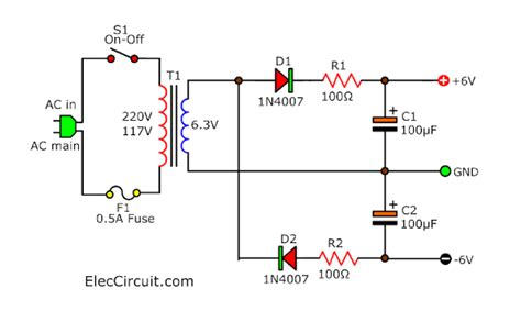 Dual Dc Power Supply Rectifier Using Terminal Transformer