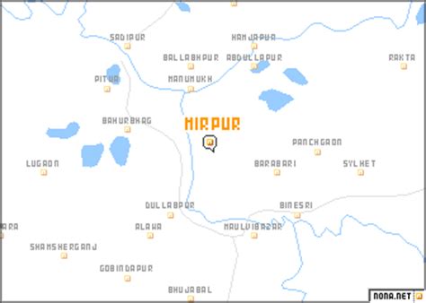 Mirpur (Bangladesh) map - nona.net