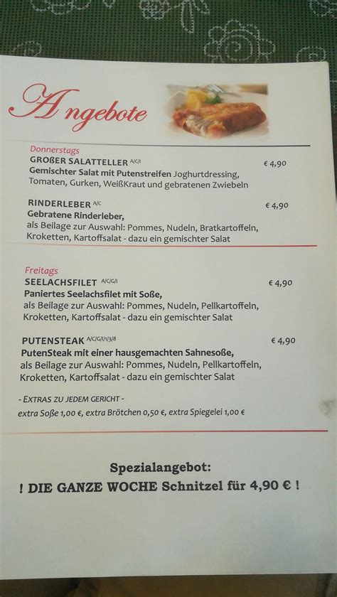 Speisekarte Von Zur Pfalzbahn Restaurant Ludwigshafen Am Rhein