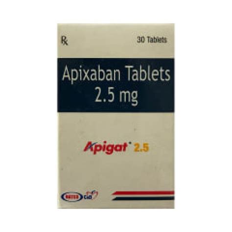 Apixaban 5mg Apigat 5mg Tablet Tablets Natco Pharma Ltd At Rs 855