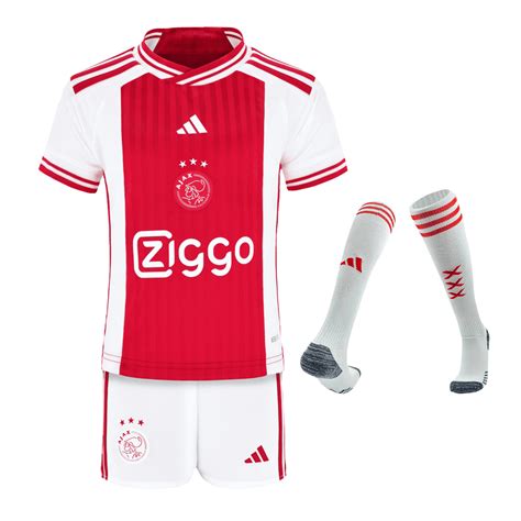 Miniconjunto Completo Ajax 2023 24 Primera Equipación Local Niño