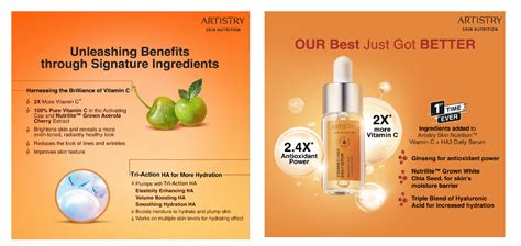 What Are The Features And Benefits Of Artistry Vitamin C Ha Daily