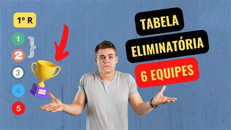 Torneio Eliminatória Simples 6 Equipes YouTube