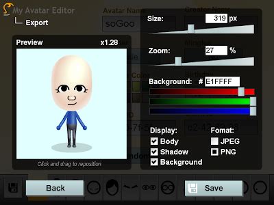 sogoo.log: Wii Avatar Editor