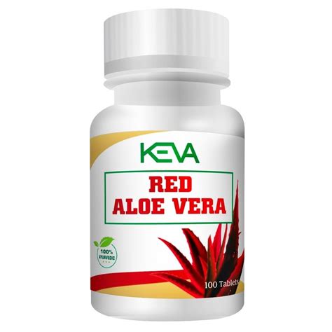 Keva Red Aloe Vera 100 Tablets Pack Of 1 Amazon In Health