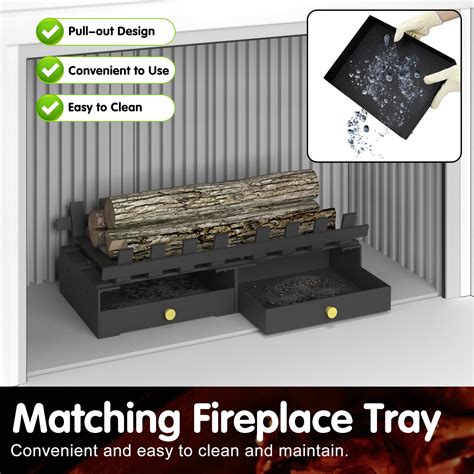 Air Jade Fireplace Grate Wide Heavy Duty Fireplace Grate With