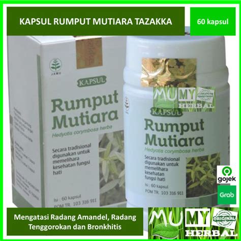 Jual Kapsul Ekstrak Rumput Mutiara Tazakka 60 Kapsul Memelihara Fungsi