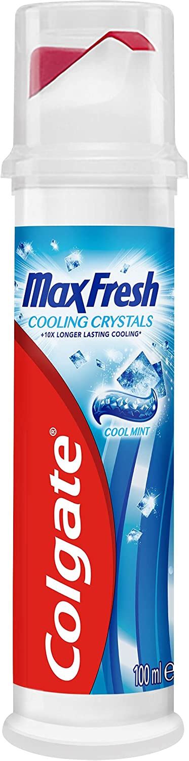 Colgate Max Fresh Cooling Crystals Fluoride Toothpaste Pump Ml