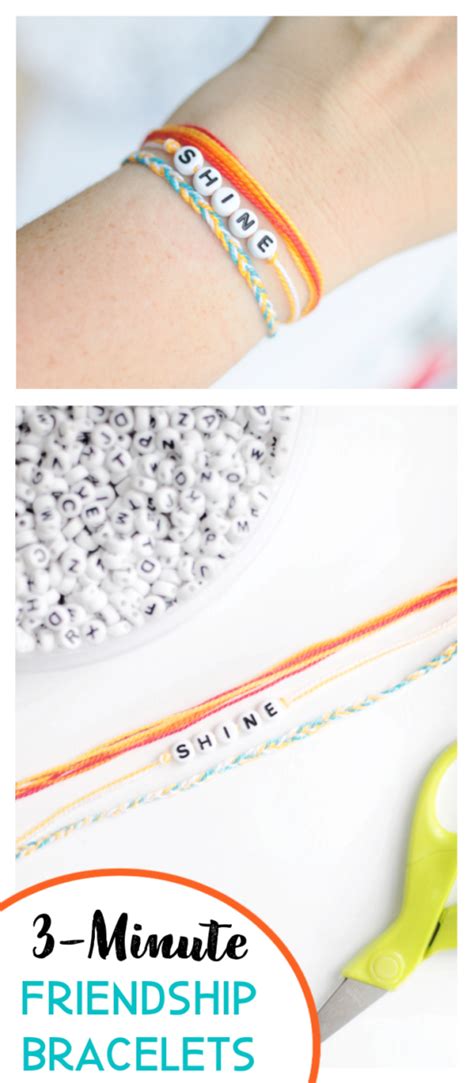 Friendship Bracelets With Names Tutorial