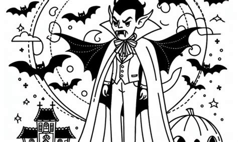 Coloriage Dune Vampire Fille à Télécharger Ou à Imprimer Gratuitement