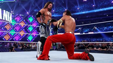 Wrestlemania 34 ~ AJ Styles vs Shinsuke Nakamura - WWE Photo (41294128 ...