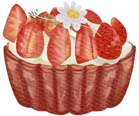 Bake And Sweet Dessert Bakery Watercolor Png