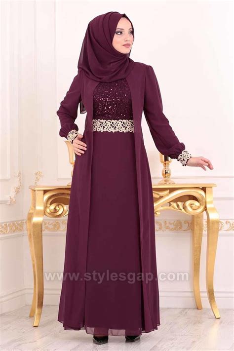 Latest Fancy Party Wear Formal Hijabs Abaya Evening Dresses 2022 23 Elbise Moda Stilleri