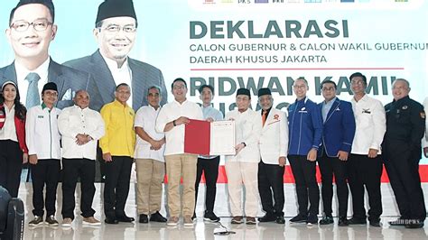 Golkar Tetap Usung Ridwan Kamil Suswono Meskipun Mk Ubah Syarat