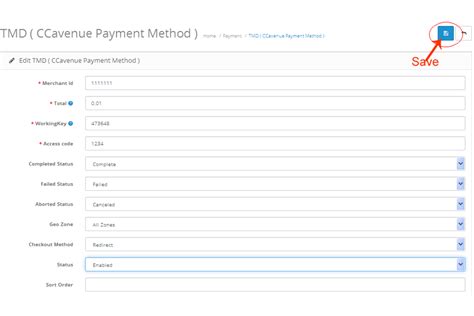 Opencart Ccavenue Payment Module Opencart 2xx And 3xx Tmd