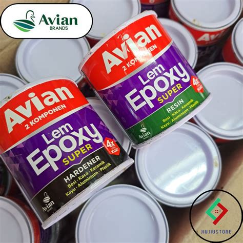 Lem Epoxy Avian Komponen Hardener Dan Resin Gram Lazada Indonesia