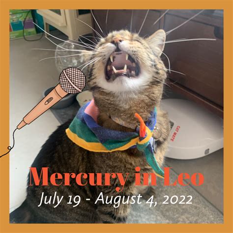 Mercury in Leo – Alison's Tarot & Astrology