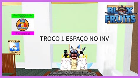 O QUE AS PESSOAS TROCAM POR UM ESPAÇO NO INVENTÁRIO BLOX FRUITS YouTube