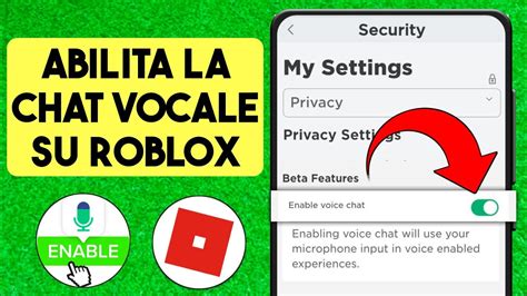 Come Ottenere La CHAT VOCALE ROBLOX 2023 Come Abilitare La Chat