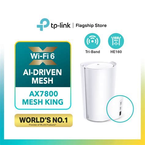 Tp Link Ax Tri Band G Port He Whole Home Ai Driven Ax Wifi