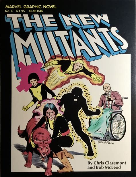 Marvel Graphic Novel No 4 The NEW MUTANTS By CLAREMONT CHRIS 1982