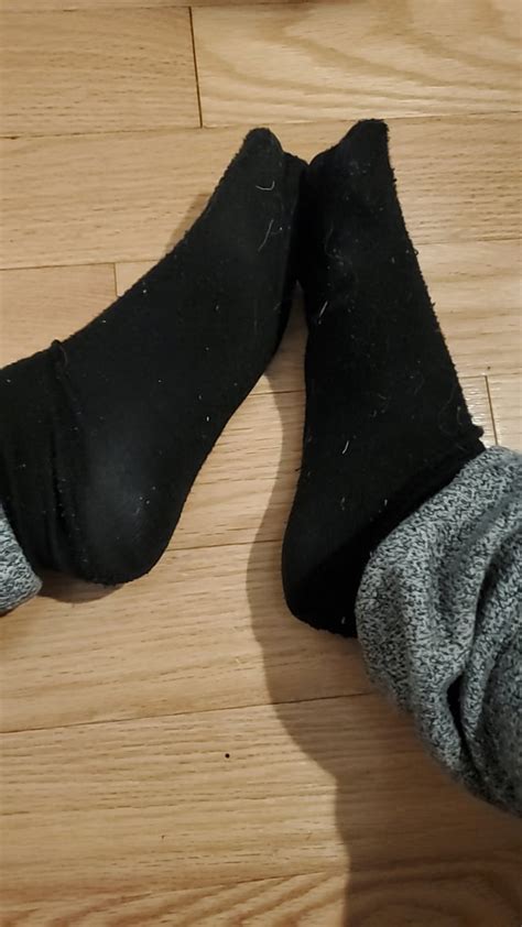 These Black Ankle Socks Are So Sweaty And Smelly Havent Changed Them