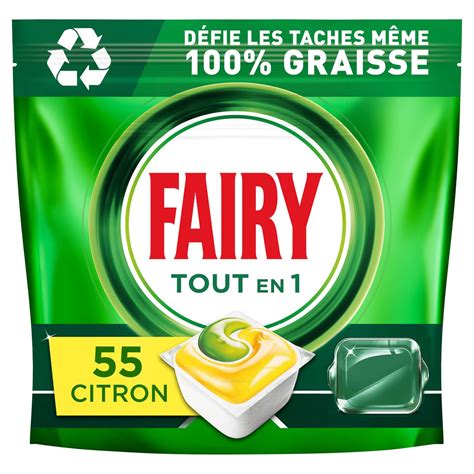 Fairy Tablettes Lave Vaisselle Tout En Plus Citron Tablettes Pas