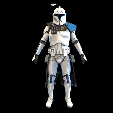 Captain Rex Phase 1 Wearable Armor 3D Model STL Etsy