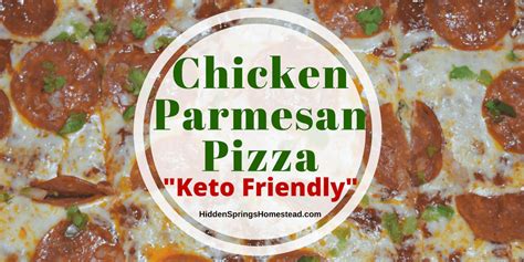 Easy Chicken Parmesan Pizza Recipe Keto Friendly