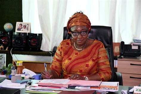 Côte dIvoire AIP La 1ère vice présidente de la FAAPA Mme Barry Sana