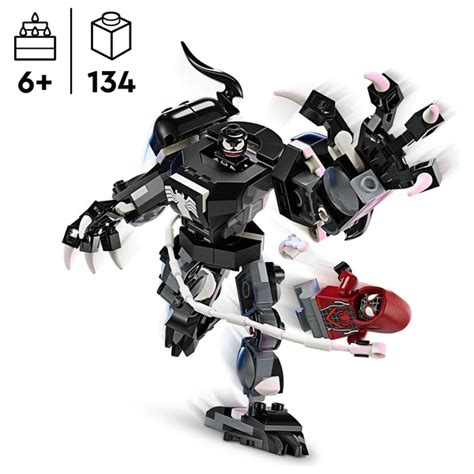 Lego Marvel 76276 Venom Mech Armour Vs Miles Morales Set Smyths Toys Uk