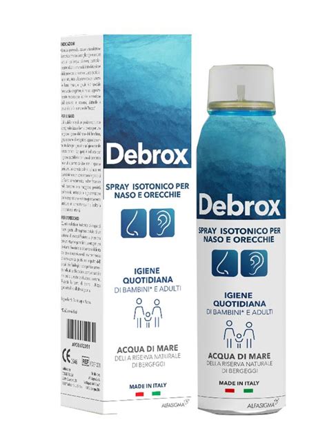 Debrox Spray Naso Orecchie Ml Soluzione Isotonica Per Detersione