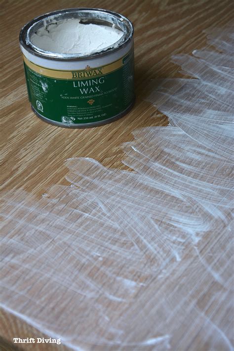 Briwax Liming Wax On Honey Oak Cabinets