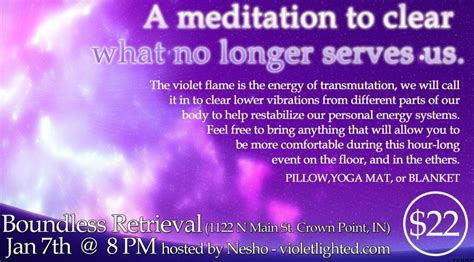 Violet Flame Meditation | Boundless Retrieval LLC