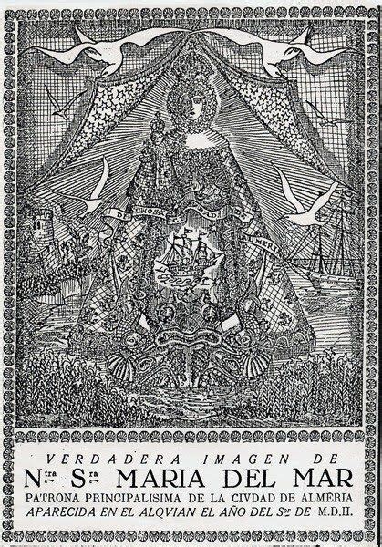 Estampa De La Verdadera Imagen De Nuestra Se Ora Del Mar Patrona De La