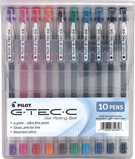 Pilot G Tec C Bolígrafo de punta ultra fina 2 unidades tinta azul 35482