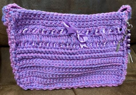 Purple Crochet Bag • Made By Mums