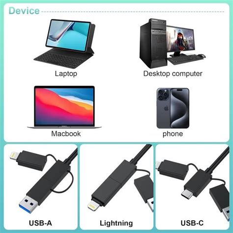 7 En 3 Usb C Lightning Usb 3 0 Multi Card Reader Universal Memory Card