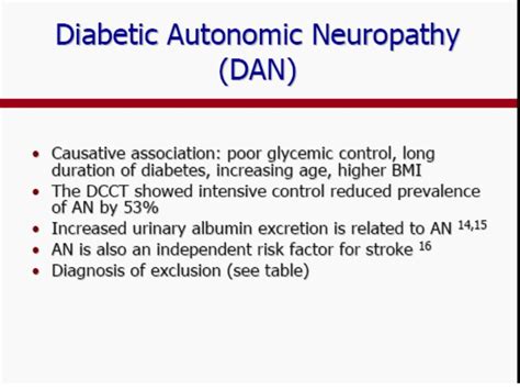 Diabetic Autonomic Neuropathy Ppt Download