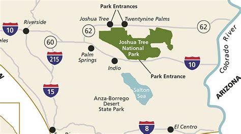 Joshua Tree National Park Map