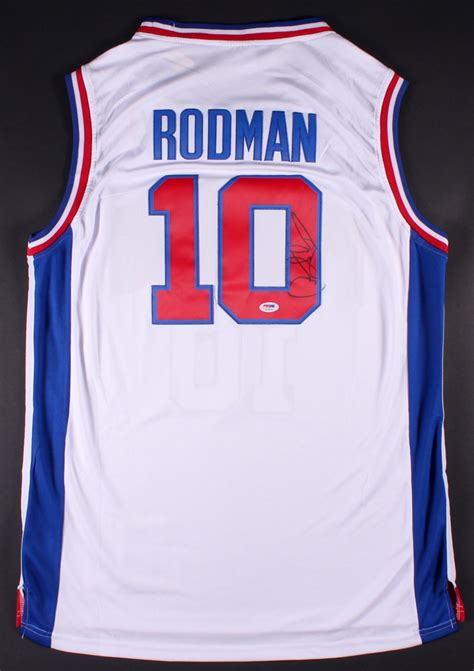 Dennis Rodman Signed Pistons Jersey (PSA COA) | Pristine Auction