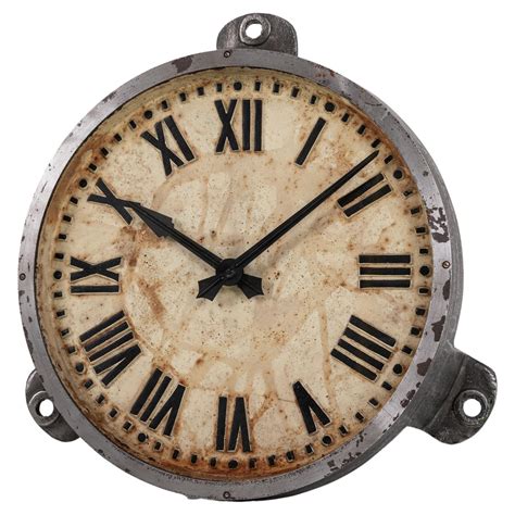 Reclaimed Gent Of Leicester Extra Large Industrial Clock At 1stdibs