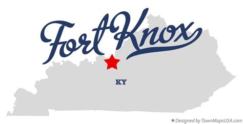 Map of Fort Knox, KY, Kentucky