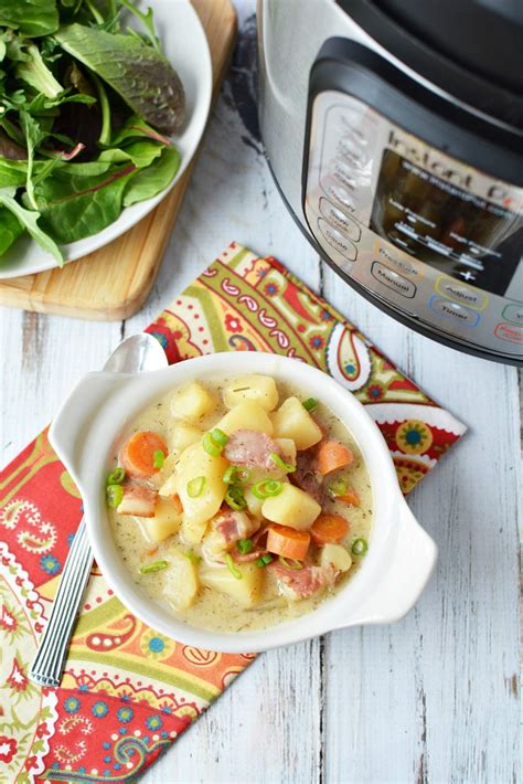 Instant Pot Potato Soup - The Rebel Chick