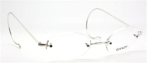 Oval Rimless Spectacles With The Added Advantage Of Saddle Bridge And Hooked Ear Pieces In A