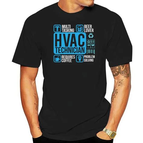 T Cnico Profissional Hvac Hvac Aquecimento Refrigera O T Shirt Camiseta