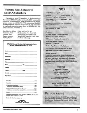 Fillable Online Archive Lib Msu SFMANJ Members Archive Lib Msu Fax