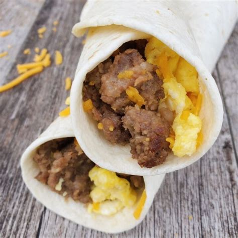 Freezer Friendly Breakfast Burritos Just 4 Ingredients